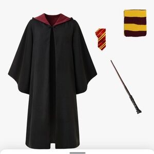 Black and Red Wizard Cloak